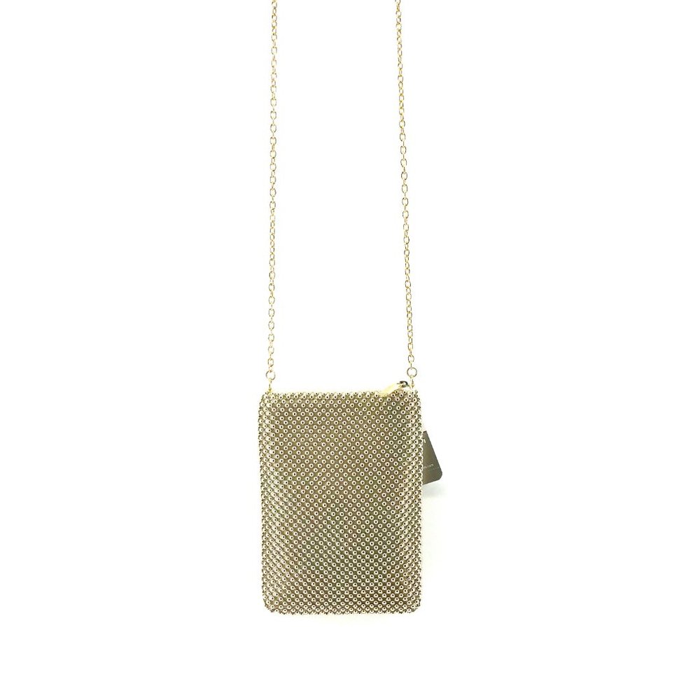 MUNDI Sparkle Mesh Ball Clutch Crossbody Bag - Picture 7 of 8